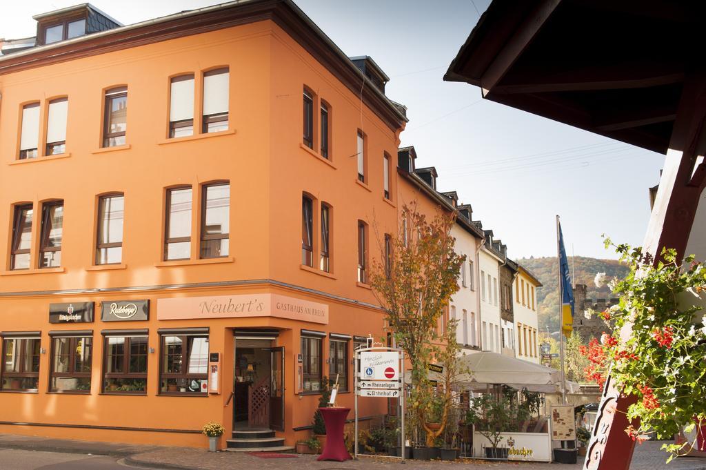 לאנשטיין Neubert'S Gasthaus Am Rhein מראה חיצוני תמונה